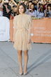 Keira Knightley se paseó por la alfombra roja con un vestido color nude que parecía de niña inocente.