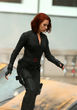 Scarlett Johansson, en pleno rodaje