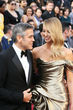 Stacy Keibler y George Clooney fueron una de las parejas que más brillaron en los Oscar