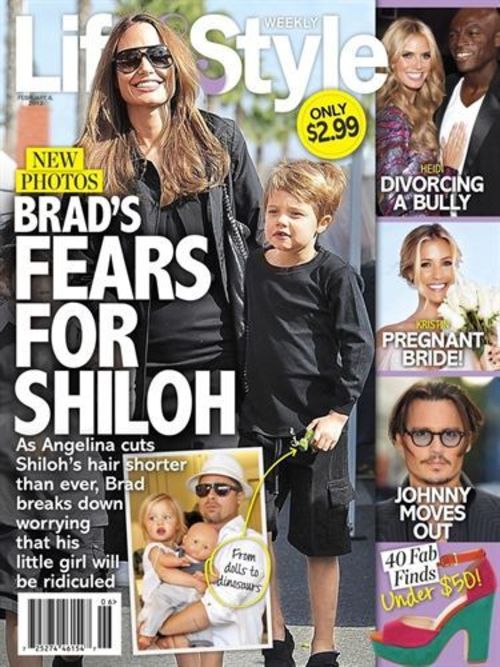 Angelina Jolie, Brad Pitt - Shiloh se corta el pelo como un niño Angelina Jolie, Brad Pitt - Shiloh se corta el pelo como un niño